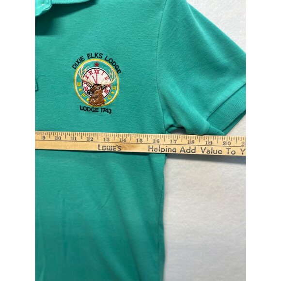 Vintage Embroidered Elks Lodge Winner Mate Sportswear Polo Size Large - Picture 4 of 7